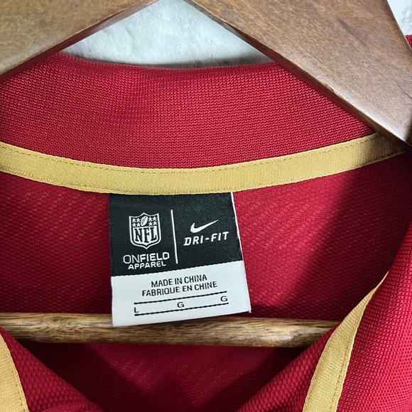 Arizona Cardinals x Nike NFL On Field Apparel Gold Trim Polo Shirt Mens Large - Picture 3 of 8